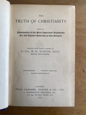 The truth of christianity - Turton (3a8)