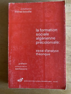 La formation sociale algerienne precolonia- Abdelhamid (3g7
