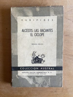 Alcestis-las Bacantes el ciclope - Euripides (2z4)
