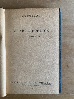 El arte poetica - Aristoteles (3g2)