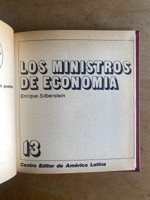 Los ministros de economia - Silberstein, Enrique (2z5)
