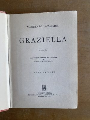 Graziella - De Lamartine, Alfonso (3d8)