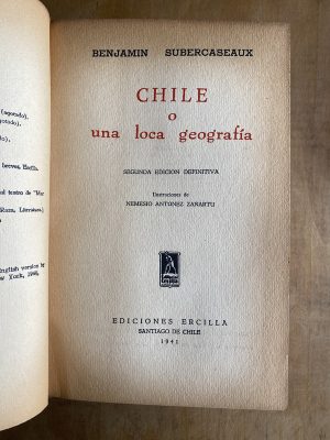 Chile o una loca geografia - Subercaseaux, Benjamin (a2)