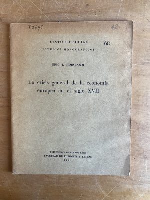 La crisis general de la economia europea en - Hobsbawm (2z7