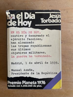En el dia de hoy. Cautivo y desarmado el ejer- Torbado (3g3