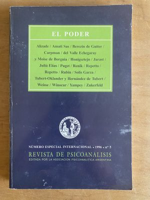 El poder. Revista de Psicoanalisis- Alizade; Amati Sas (3g3