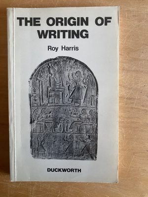 The origin of writing - Harris, Roy (2y2)