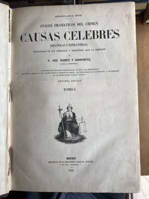 Anales dramaticos del crimen causas celebres- Vicente y(a2)