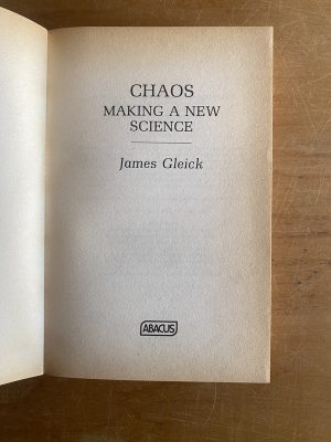 Chaos making a new science - Gleick, James (2x7)