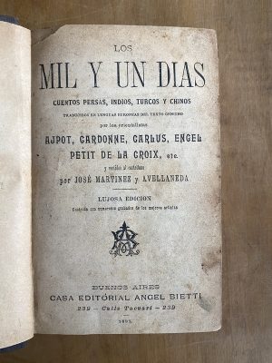 Los mil y un dias cuentos persas indios turcos y chinos (a5