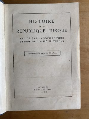 Histoire de la Republique Turque - (3a5)
