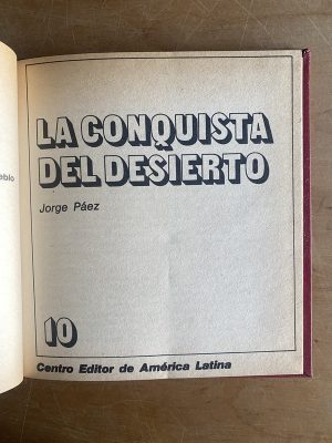 La conquista del desierto - Paez, Jorge (2z5)
