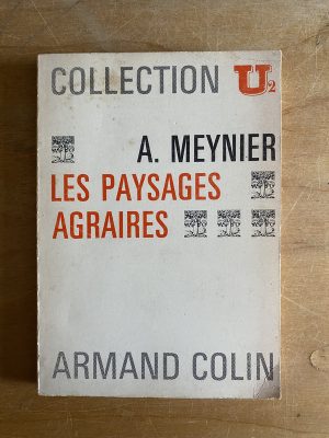 Les Paysages Agraires - Meynier, A. (2w1)