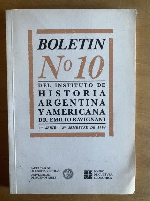 Boletin 10 Instituto de Historia Argentina Ravignani (2z7)