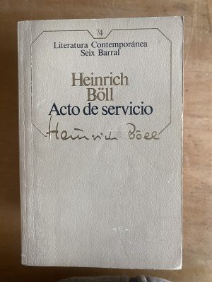 Acto de servicio - Heinrich, Boll (2z4)