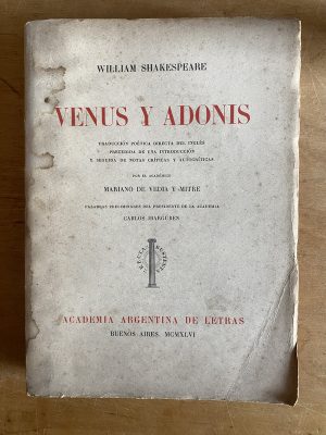 Venus y adonis - Shakespeare, William (3a9)