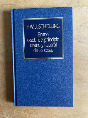 Bruno o sobre el principio divino y natural- Schelling (3a2