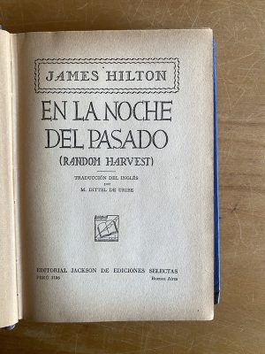 En la noche del pasado (random harvest) - Hilton (2y2)