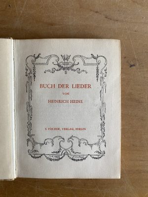 Buch der Lieder - Heinrich, Heine (3g5)