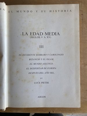 La Edad Media (Siglos V a XV). Volumen III - Pietri (3g4)