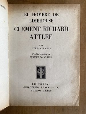 El hombre de limehouse Clement richard Attlee- Clemens (ii3
