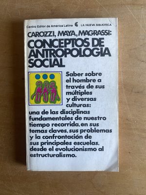 Conceptos de antropologia social - Carozzi; Maya (2z5)