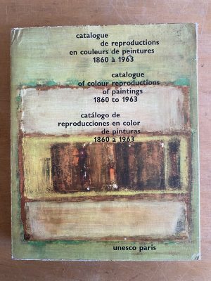 Catalogue de reproductions en couleurs de peintures (3g8)