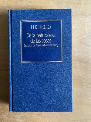 De la naturaleza de las cosas - Lucrecio (3a2)