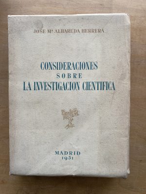 Consideraciones sobre la investigacion cienti- Albareda (b4