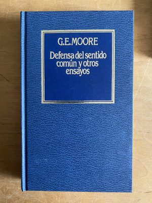 Defensa del sentido común y otros ensayos - Moore (3a2)