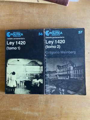 Ley 1420 (tomo 1 y 2) - Weinberg, Gregorio (3d8)