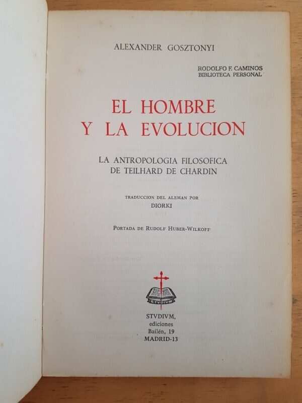 El Hombre Y La Evolución - Gosztonyi, A. (k3) - Image 2