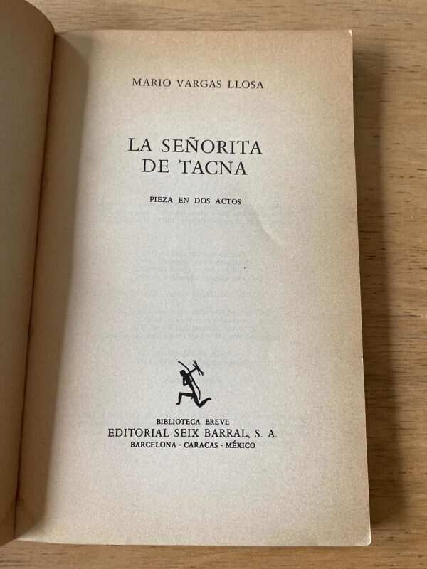 La Señorita De Tacna - Vargas Llosa, Mario (p4) - Image 2