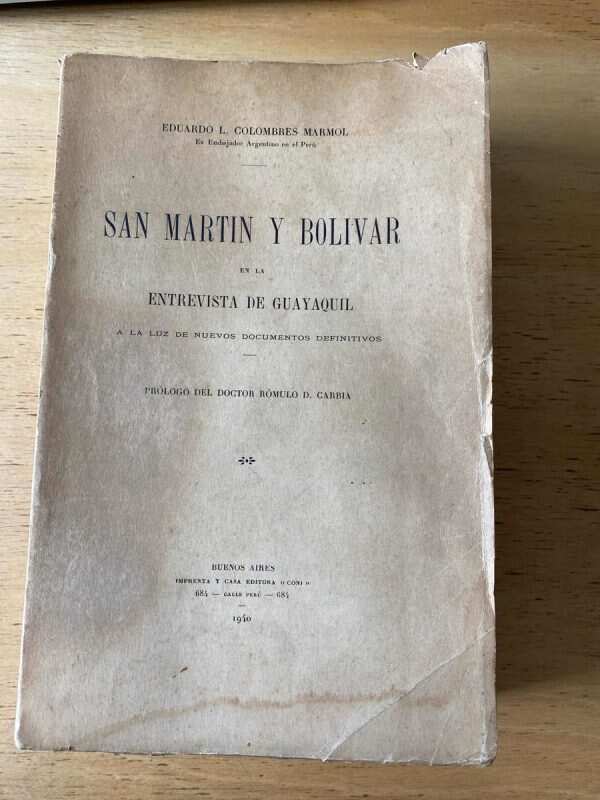 San Martin Y Bolivar Entrevista De Guayaquil- Colombres (q1)