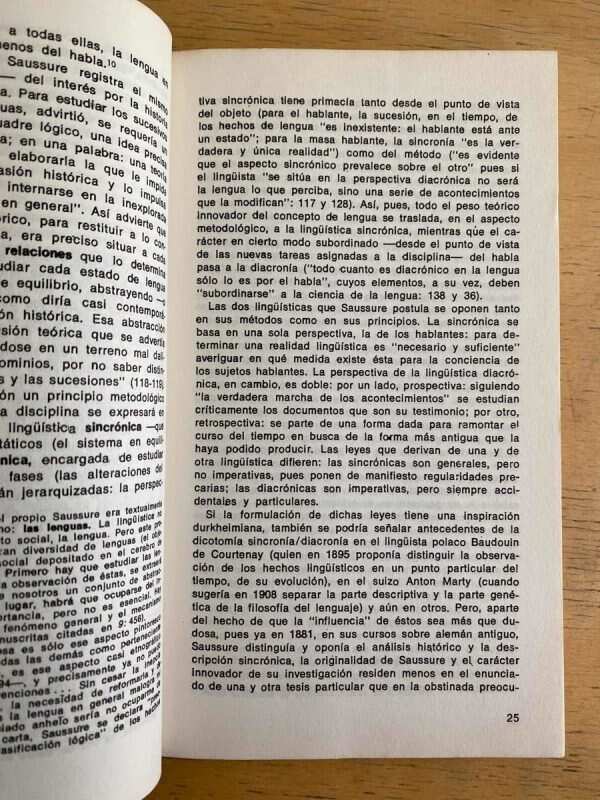 Saussure Y Los Fundamentos De La Linguistica - Sazbon (g7) - Image 3