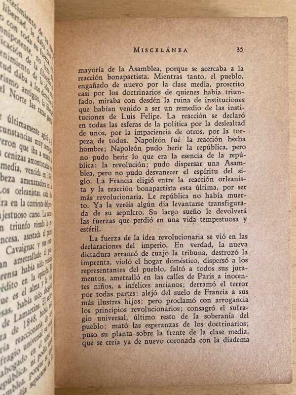 Miscelanea De Historia, De Religion, De Arte - Castelar (j3) - Image 3