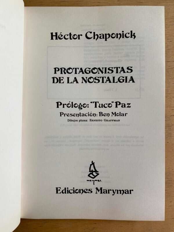 Protagonistas De La Nostalgia - Chaponick, Hector (k1) - Image 2