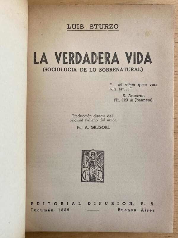 La Verdadera Vida - Sturzo, Luis (a7) - Image 2