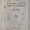La Oracion Del Incredulo. Ensayos - De Zulueta, Luis (e3) - Image 2