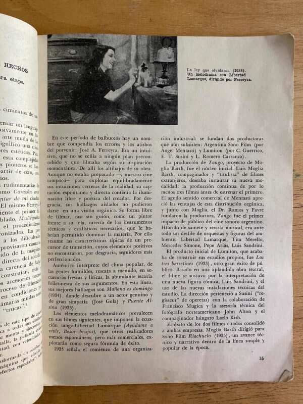 Breve Historia Del Cine Argentino - Mahieu, Jose A (k4) - Image 3
