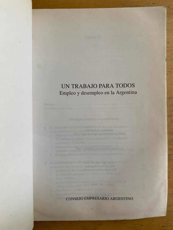 Un Trabajo Para Todos Empleo Y Desempleo En La Argentina (k6 - Image 2
