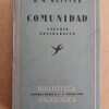 Comunidad. Estudio Sociologico - Maciver, R.m. (i1)