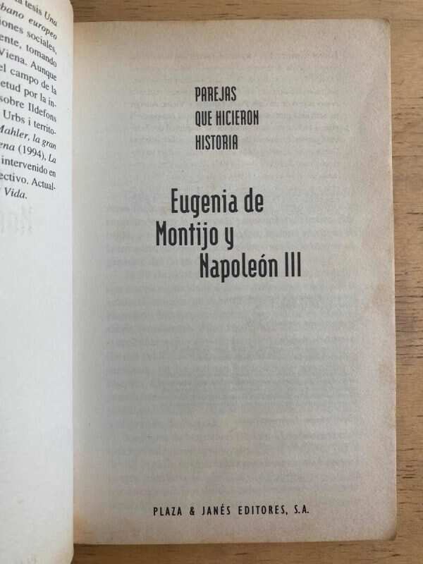 Eugenia De Montijo Y Napoleon Iii - Margaritt, Isabel (h1) - Image 2
