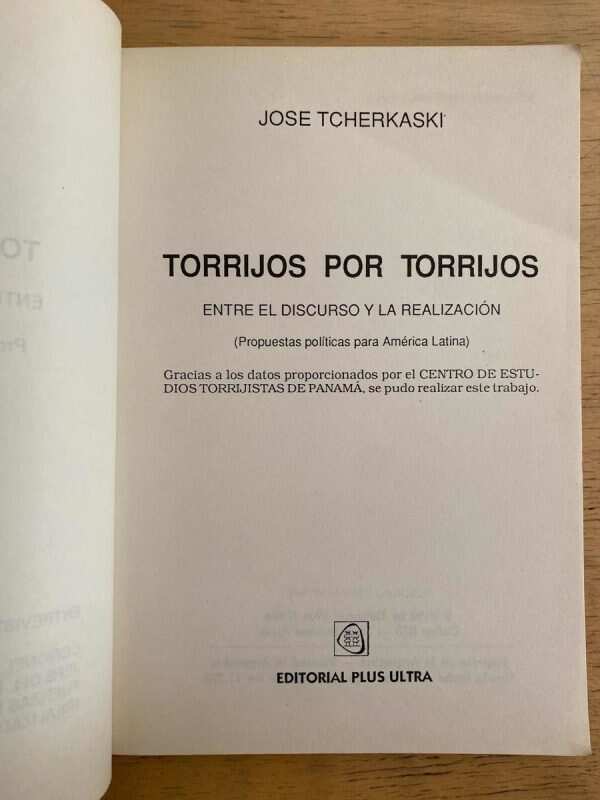 Torrijos Por Torrijos - Tcherkaski, Jose (j1) - Image 2