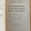 Lo Permanente Y Lo Mudable En El Derecho - Frias, Jorge (k2) - Image 2