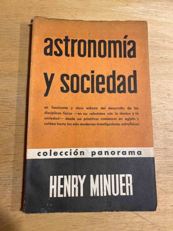 Astronomia Y Sociedad - Minuer, Henry (r3)