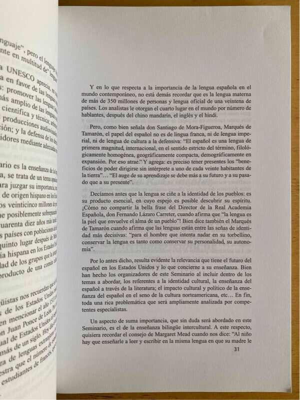 Tercer Seminario Internacional Sobre La Lengua Española (j5) - Image 3