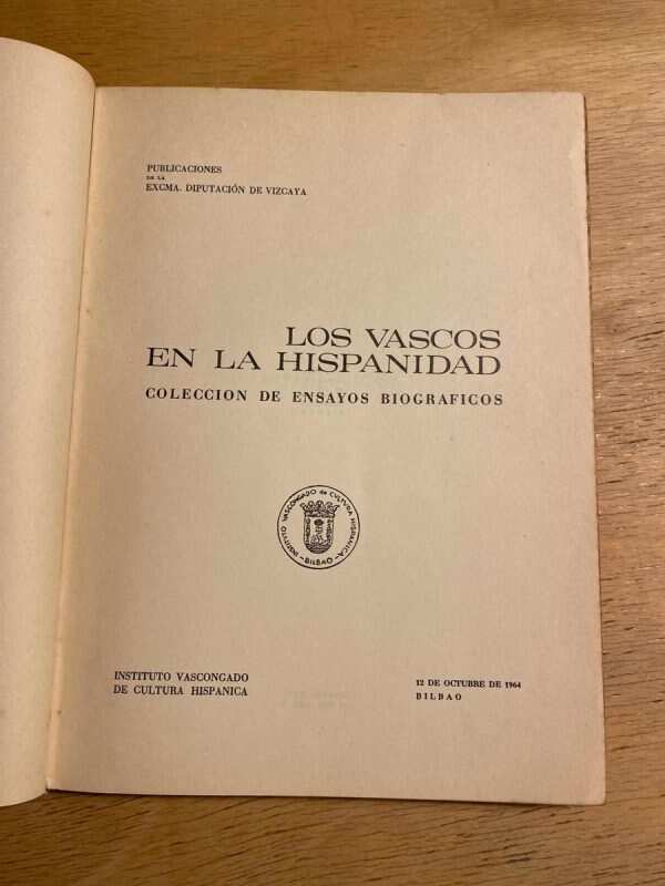 Los Vascos En La Hispanidad, Colección Ensayos (b6) - Image 2