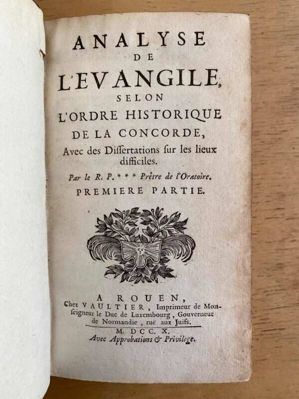 Analyse De L´evangile Selon L´ordre Historique De La (Ga) - Image 3