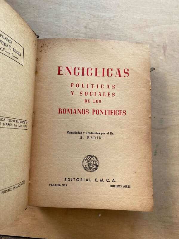 - Enciclicas Politicas Y Sociales De Los Romanos Pontifices - Image 2